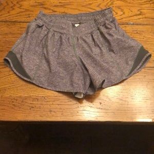 Lululemon running shorts 6 Tall Charcoal Grey